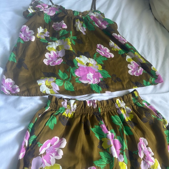 💚 Aerie | Floral Print Women's Sleepwear Set - Picture 3 of 8